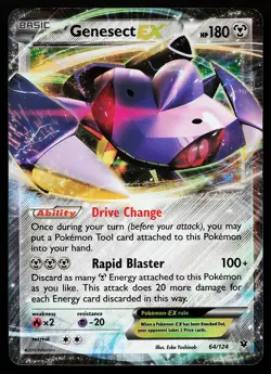 Genesect EX 64/124 Holo XY Fates Collide Pokemon Card - Image 1