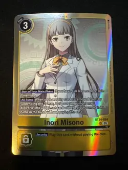 1x BT24-084 Inori Misono Time Stranger Digimon Card Game x1 - Image 1