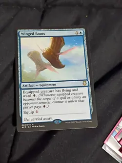 MTG Winged Boots Adventures in the Forgotten Realms Commander - Image 1