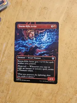 Storm-Kiln Artist (Borderless) Commander Masters Regular - Image 1