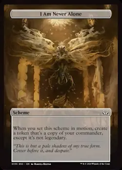 Light Play, English MTG Regular I Am Never Alone Commander: Duskmourn: House of - Image 1