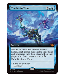 Turtles in Time - Extended Art Teenage Mutant Ninja Turtles MTG - Image 1
