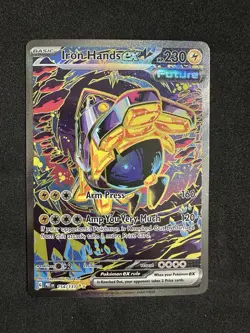 Pokemon Iron Hands Ex 154/131 Prismatic Evolutions Special Illustration Rare - Image 1