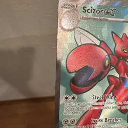 Pokemon - Scizor ex - 195/162 - Temporal Forces - Full Art - Image 3