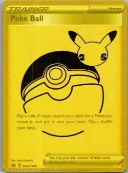 Poke Ball SWSH146 Promo SWSH Black Star Pokemon NM - Image 1