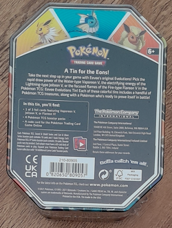 Pokemon Eevee Evolutions V Tin - Flareon V 2021 - Image 2