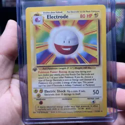 1999 Pokemon Electrode 021/102 Base Set (Shadowed ) Regular 1st Edition - Image 1