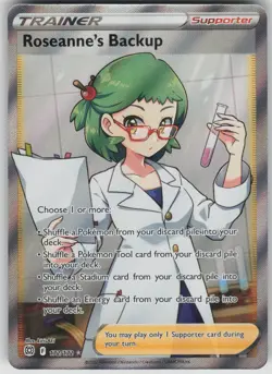 Pokemon TCG Roseanne's Backup (Full Art) Ultra SWSH09: Brilliant Stars 172/172 - Image 1