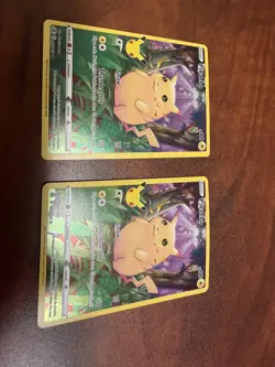 Pokemon TCG Pikachu Celebrations 005/025 Holo Rare 2021 - Pack Fresh 2x - Image 1