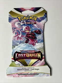Pokemon Lost Origin Sleeved Booster Pack Factory Sealed Sword Shield TCG - Image 1