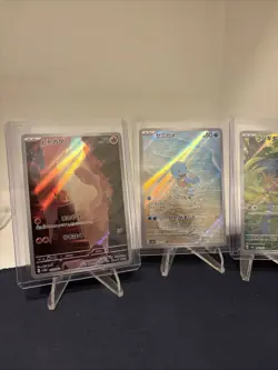 Pokemon 151 Japanese Art Rare Charmander Squirtle Bulbasaur Starter Set - Image 3