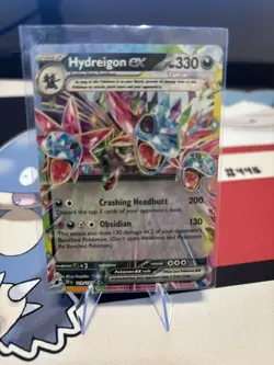 Pokemon TCG-Hydreigon ex-119/191 Sv08: Surging Sparks-Holo-Double Rare-NM - Image 1
