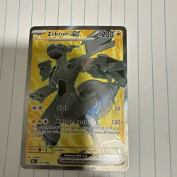Pokemon TCG, Zekrom Ex 158/086 - Black Bolt - Image 1