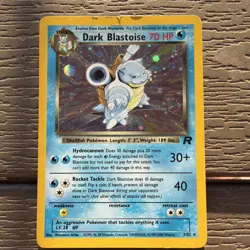 Rare Pokemon TCG Dark Blastoise 3/82 Team Rocket Holo - Image 1