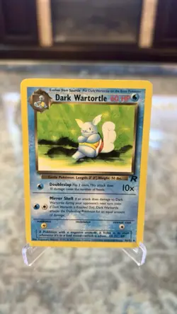Pokemon TCG Dark Wartortle 46/82 Team Rocket Uncommon Unlimited LP - Image 1