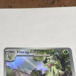 Pokemon TCG Floragato Scarlet & Violet Paldea Evolved Holo Card 197/193 Full Art - Image 3