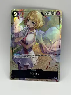 Stussy Alt Art Foil OP07-085 One Piece Card Game English NM+ - Image 1