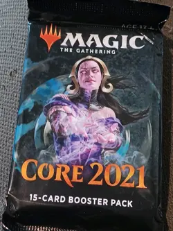 Magic: The Gathering Core Set 2021 Booster Pack 15 Cards English Wizards - Image 1