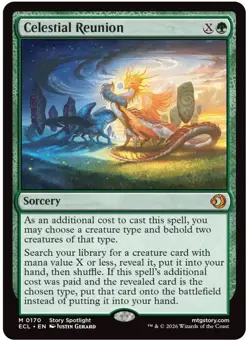 Celestial Reunion MTG NM ECL Non Foil Regular Art Near Mint Fast Shipping - Image 1
