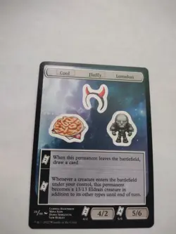 MTG Unfinity Sticker Sheet - Cool / Fluffy / Loxodon #028 - Image 1