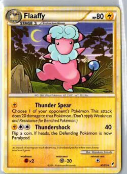 FLAAFFY 43/95 UNCOMMON CALL OF LEGENDS POKEMON LP - Image 1