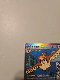 Pokemon TCG Pidgeot EX 225/197 Illustration Rare Holo Obsidian Flames - Image 2