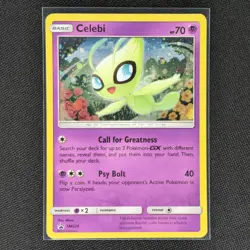 Celebi - SM224 - Cosmos Holo - Black Star Promo - S&M - Pokemon Card - NM/M - Image 1