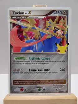 Carte Pokemon " Zacian Niveau X " PROMO - SWSH135 - Celebrations 25 Ans - FR - Image 1