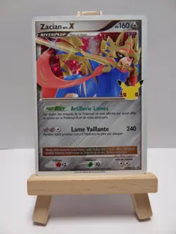 Carte Pokemon " Zacian Niveau X " PROMO - SWSH135 - Celebrations 25 Ans - FR - Image 2