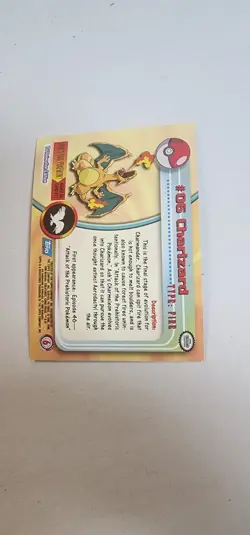 Topps Chrome Charizard- #06 Pokemon Tv Animation Edition - Image 3