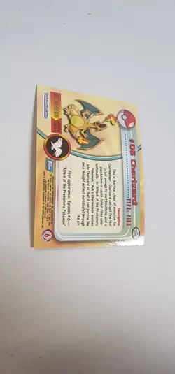 Topps Chrome Charizard- #06 Pokemon Tv Animation Edition - Image 4