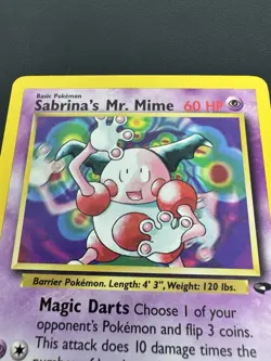 Pokemon Gym Challenge Sabrina's Mr. Mime 59/132 Regular MP - Image 2