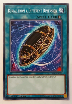 Burial From A Different Dimension - Common - SR07-EN032 - 1st Edition - Yugioh - Image 1