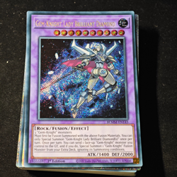 Lotto Carte Yu-Gi-Oh! GEM-KNIGHT LADY BRILLANT DIAMOND BLMM-EN145 - Image 1