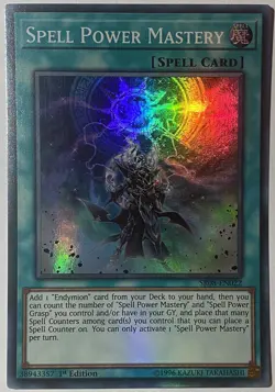 SPELL POWER MASTERY SR08-EN022 1ST ED SUPER RARE YuGiOh! - Image 1