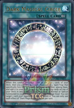 1st ed Dark Magical Circle ultra rare DUPO-EN051 Yugioh - Image 1