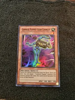 Yugioh TCG - Gimmick Puppet Gear Changer - NUMH-EN006 - NM - Super Rare - Image 1