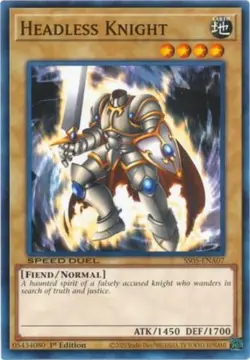 1x (NM) Headless Knight - SS05-ENA07 - Common - 1st Edition YuGiOh - Image 1