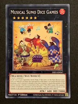 Musical Sumo Dice Games | DIFO-EN047 | Common | 1st Edition | YuGiOh TCG - Image 1
