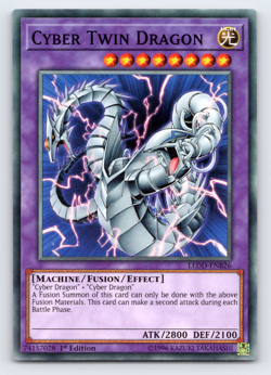 Cyber Twin Dragon - LEDD-ENB26 - Common - 1st Edition Yugioh - Image 1