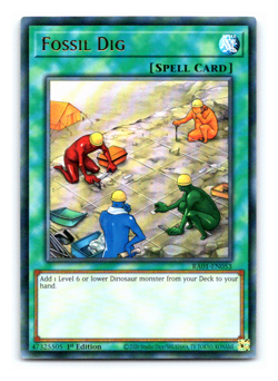 Fossil Dig - RA01-EN053 - Ultra Rare - 1st Edition Yugioh - Image 1