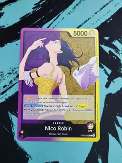 Nico Robin OP09-062 Leader Emperors in the New World One Piece TCG English - Image 1