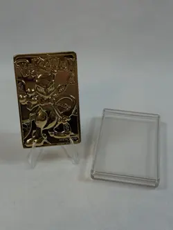 Pokemon Mewtwo 23K Gold-Plated Trading Card 1999 Burger King - Image 1