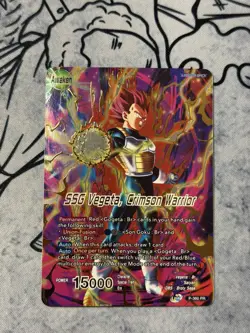 Vegeta SSG Vegeta, Crimson Warrior (Gold Stamped) - Promotion Cards (PR) - Image 1
