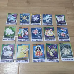 Lot of 15 Vintage Japanese CCG TCG BANDAI Pokemon Carddass Card bulk sale G52208 - Image 1