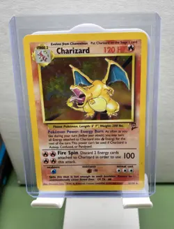 🔥🔥Pokemon Charizard 120 Base Set 2 Holo Rare Card 4/130 GREAT CONDITION 🔥🔥 - Image 1