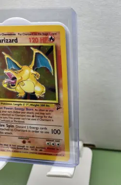 🔥🔥Pokemon Charizard 120 Base Set 2 Holo Rare Card 4/130 GREAT CONDITION 🔥🔥 - Image 2