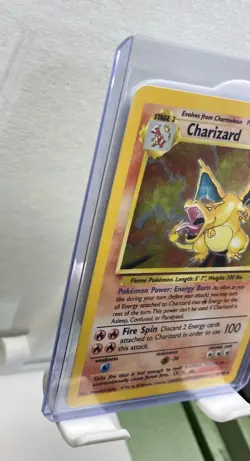 🔥🔥Pokemon Charizard 120 Base Set 2 Holo Rare Card 4/130 GREAT CONDITION 🔥🔥 - Image 3