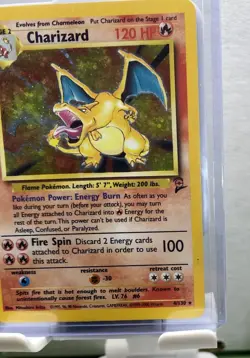 🔥🔥Pokemon Charizard 120 Base Set 2 Holo Rare Card 4/130 GREAT CONDITION 🔥🔥 - Image 4