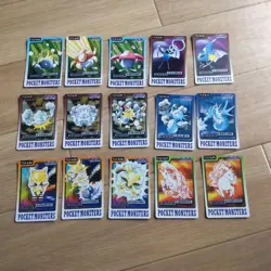 Lot of 15 Vintage Japanese CCG TCG BANDAI Pokemon Carddass Card bulk sale G52207 - Image 1